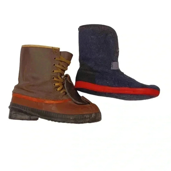 Sorel “Thompson” Iron Worker/Welder Industrial Leather Steel Boots Size 9 - Picture 4 of 10